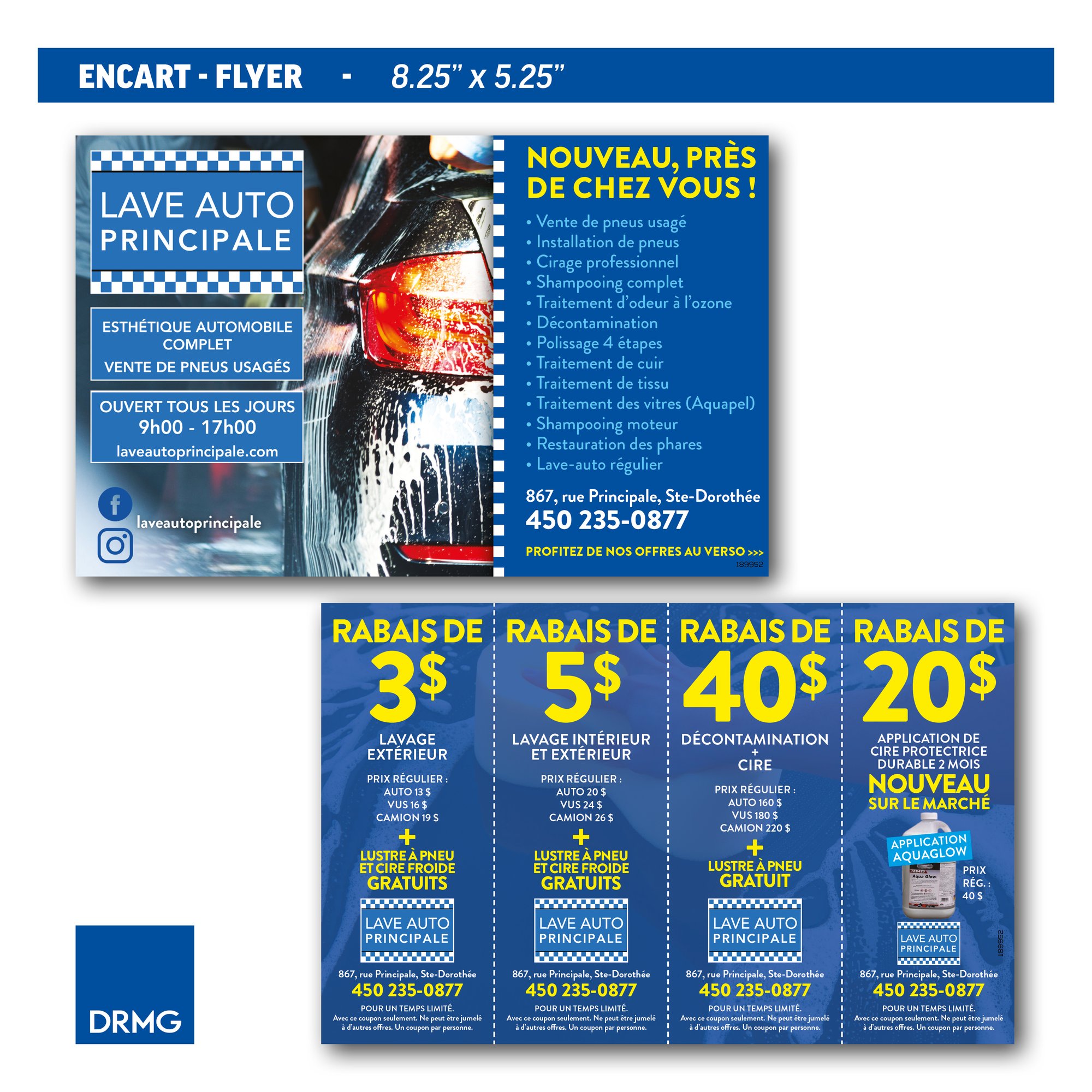 Encart - Automobile Lave Auto Principale