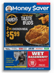 Money Saver Magazine cover featuring Church's Chicken and Mr.Lube