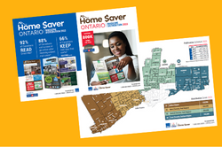 Carte de distribution du Magazine Home Saver.