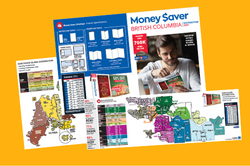 Money Saver Envelope Vancouver map with deadline dates